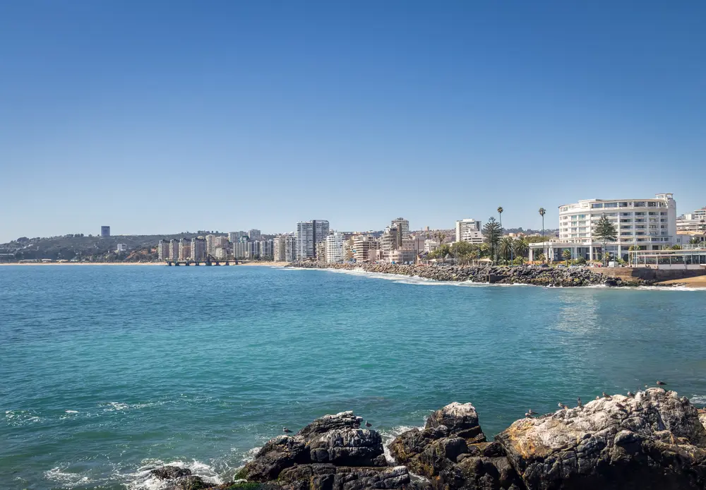 Vista de viña del mar