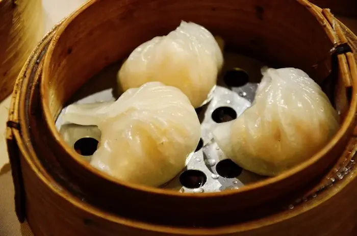 Dim sum chino comida asiática