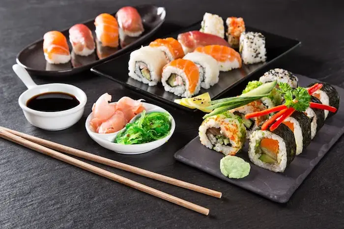 Sushi Japonés comida asiática