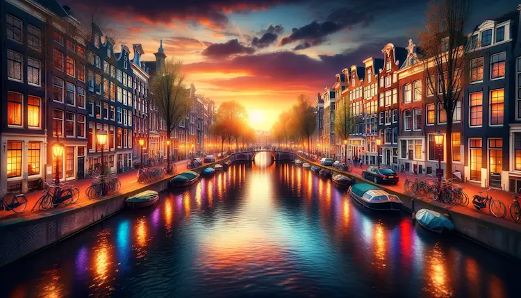 La magia de los canales de Amsterdam
