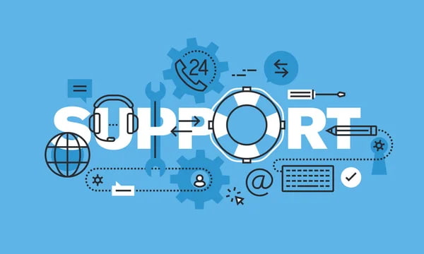 Equipo de expertos brindando soporte informático para empresas.