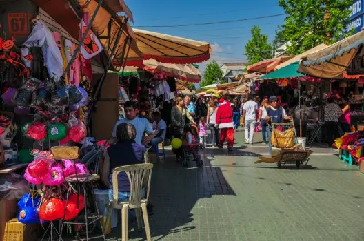imagen de las ferias en santiago