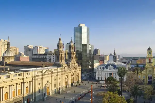 plaza de santiago para ver cómo hablan los chilenos