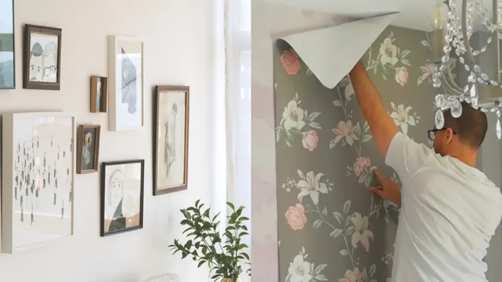 Paredes con personalidad cuadros, papel mural y detalles únicos