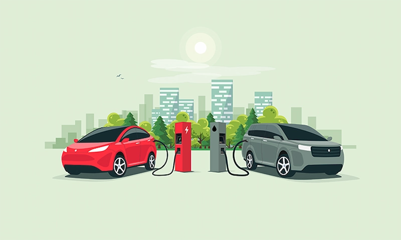 los autos híbridos y los autos eléctricos