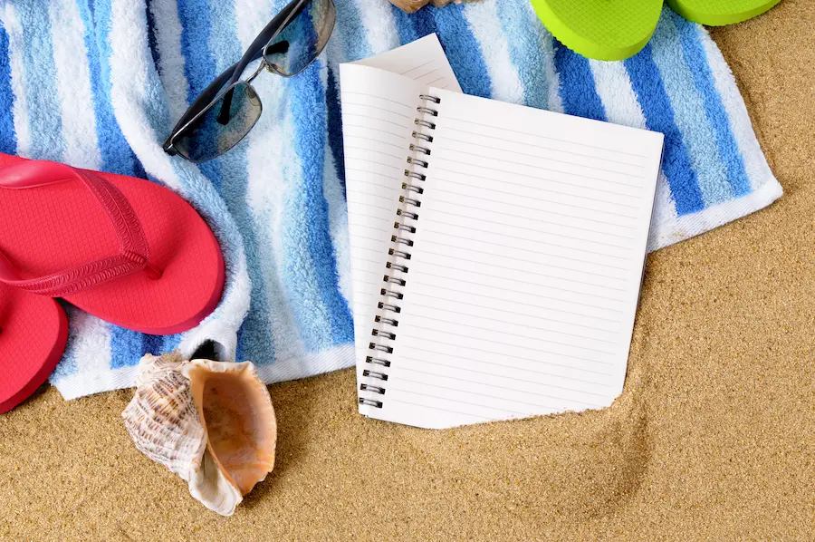 agenda en la playa 
