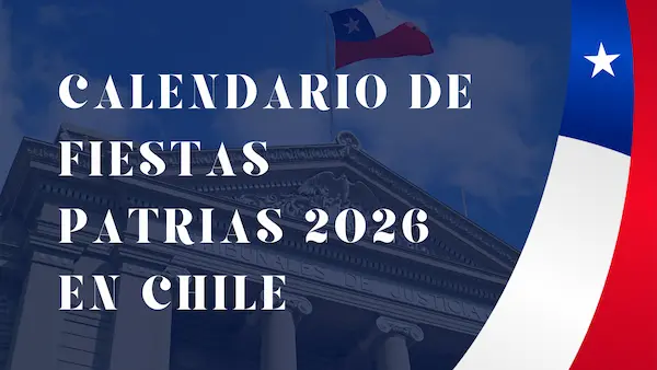 Calendario de Fiestas Patrias 2026 en Chile