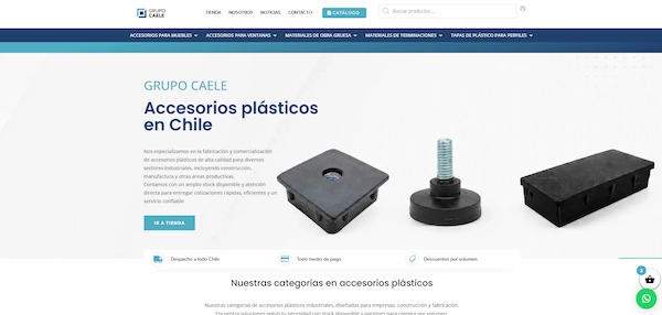 Grupo Caele mejores fabricantes de accesorios plásticos