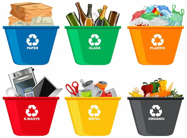 Materiales que pueden reciclarse