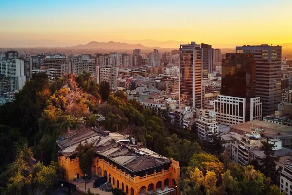 Terraza del Cerro Santa Lucía