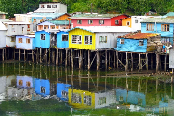 Palafitos de Castro, en Chiloé